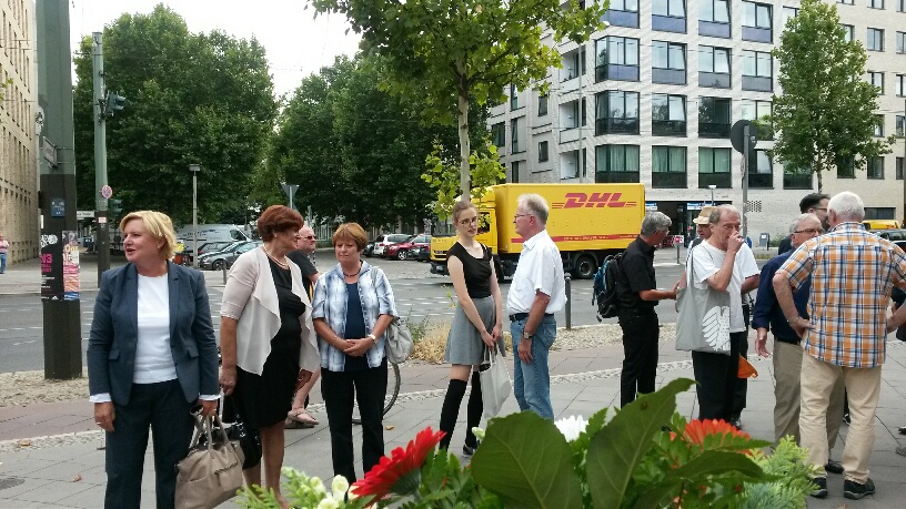 Kreisvorsitzende der SPD-Berlin Mitte & MdA Eva Högl, Bezirksverordnete der SPD-Fraktion Mitte Ana-Anica Waldeck & MdA Bruni Wiildenhain-Lauterbach